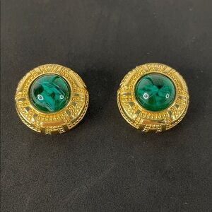 CHRISTIAN DIOR VINTAGE CLIP ON EARRINGS FTL-01-209
